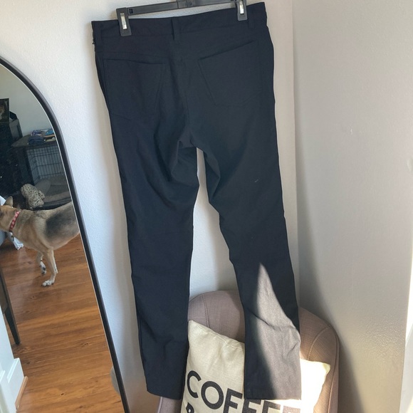Lululemon ABC Pant *Skinny Size 32 34" Inseam Black - Picture 3 of 5